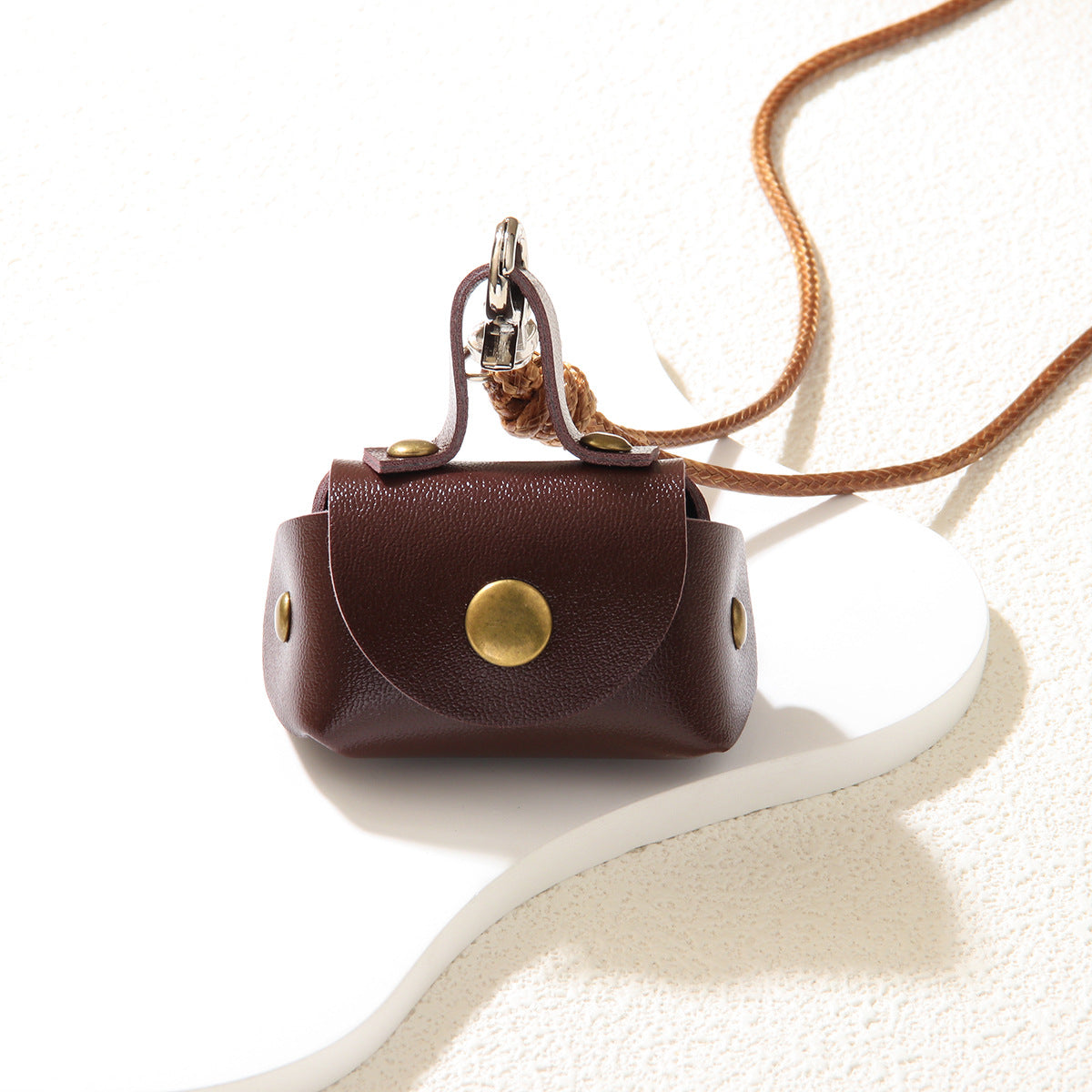 Wholesale Small and Cute Leather Coin Purse Necklace